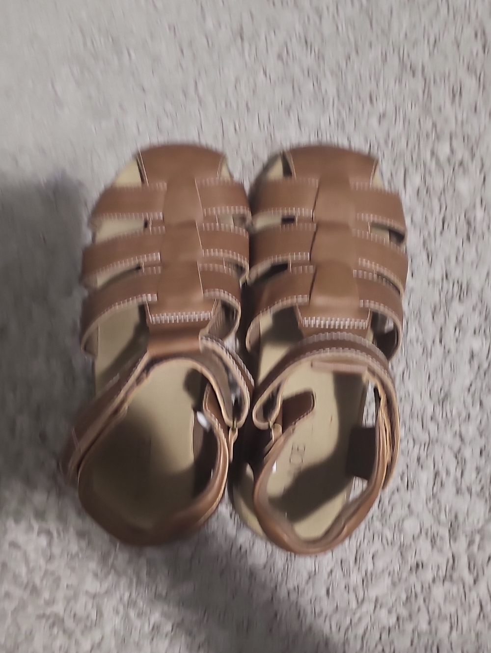 Childrens Place Kids Brown Fisherman Sandals - Classic Casual Style